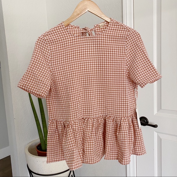 Tops - Plaid Ruffle Top